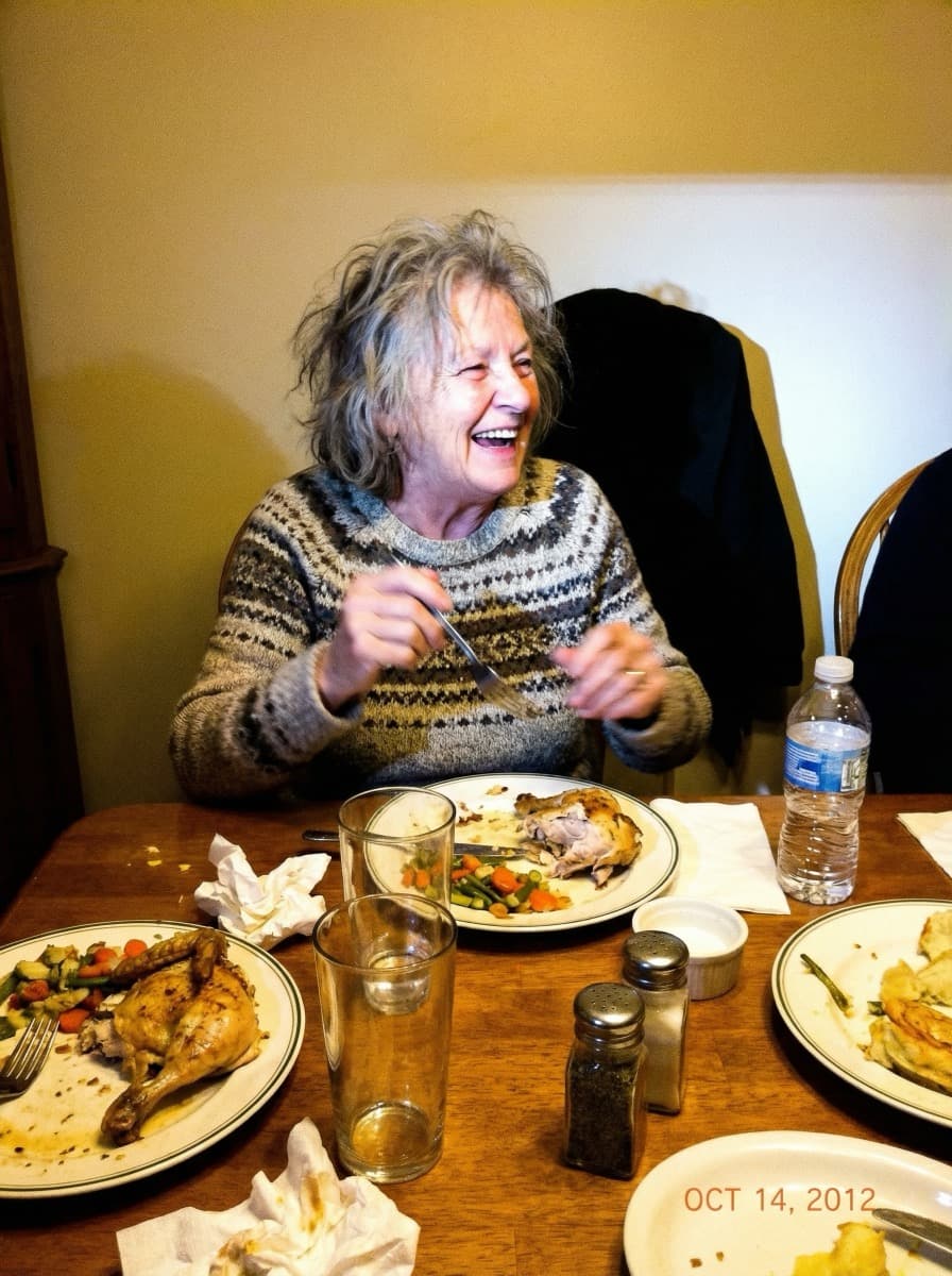 Original casual photo before transformation